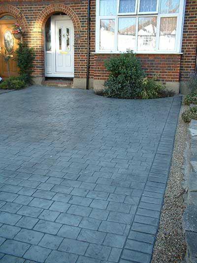 Blue Grey Block Paving