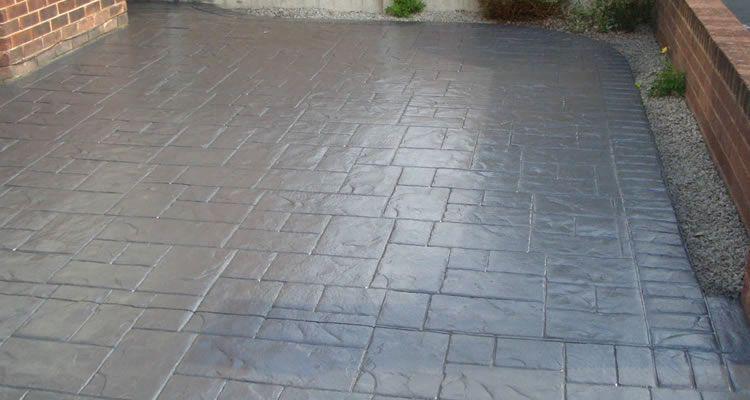 Imprinted Concrete Patio